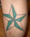 star tats on leg